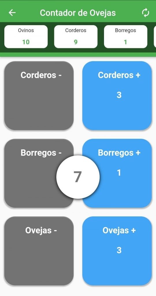 contador de ovinos para el trabajo del campo ovinapp