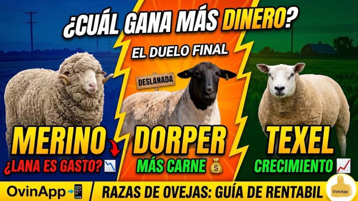 MERINO vs DORPER vs TEXEL - Cuál te deja MÁS dinero