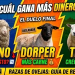 MERINO vs DORPER vs TEXEL - Cuál te deja MÁS dinero
