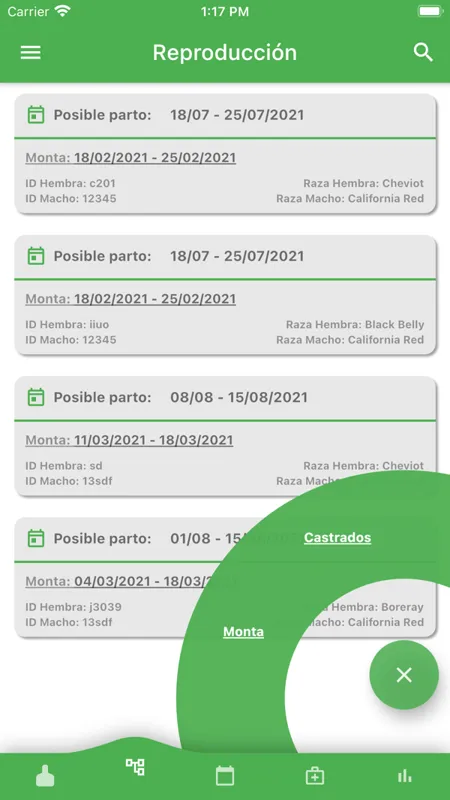 Tela do OvinApp